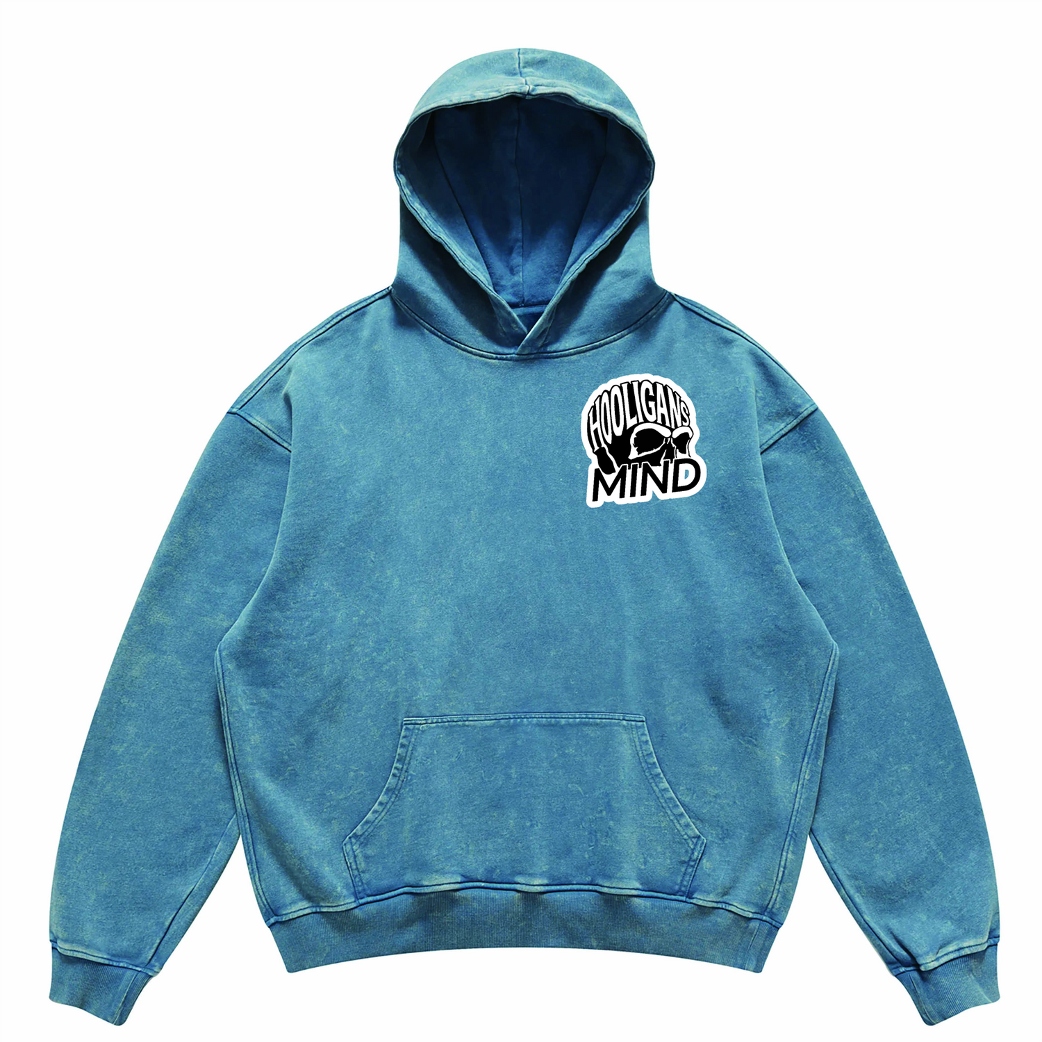 Blue faded hoodie