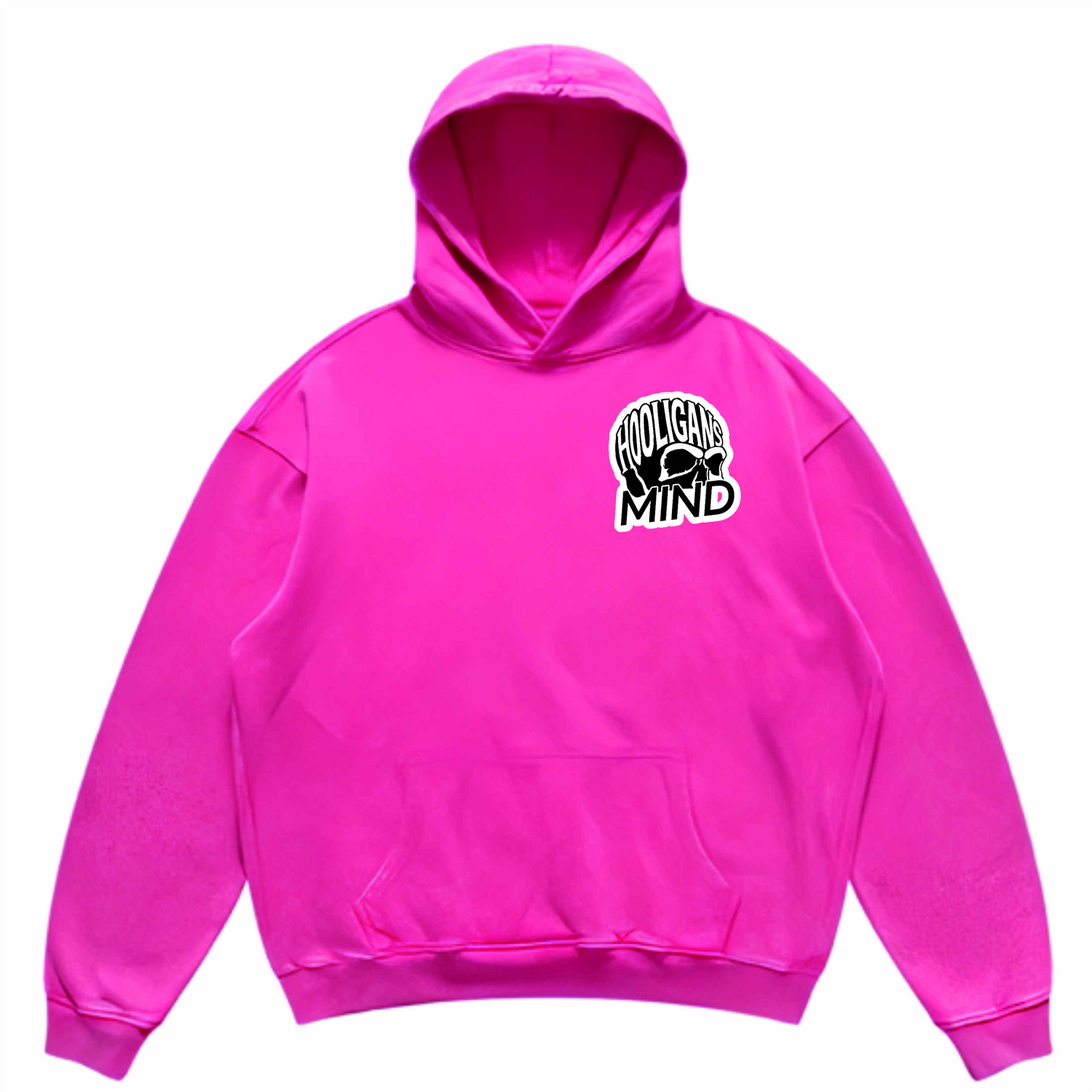 Pink faded hoodie