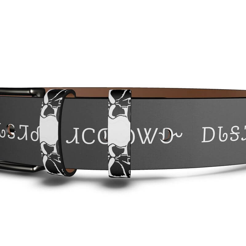 Loops leather belt real