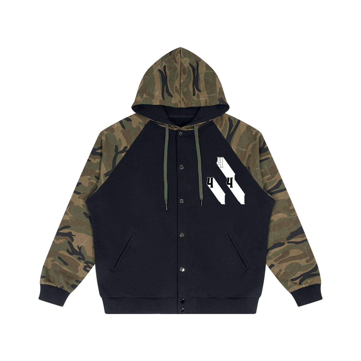 444 camo zip hoodie