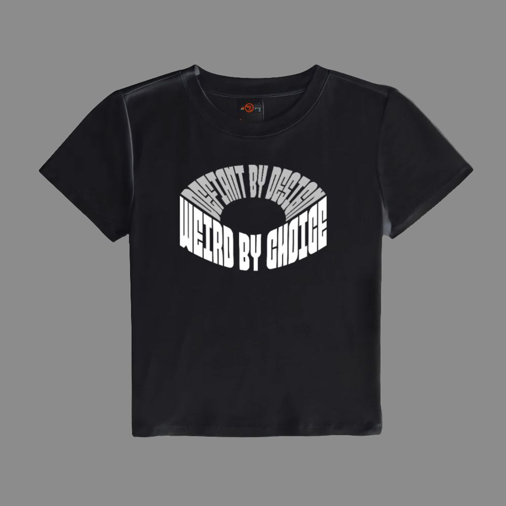 Hooligans Mind womens clothing featuring defiant by design—weird by choice in I modern design. Defiant apparel
