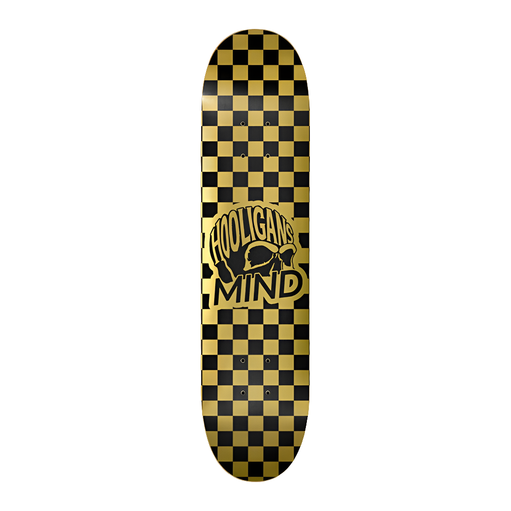 7.25" Little hooligans  gold Skateboard