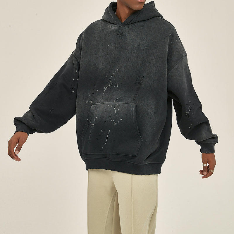 Hooligans Mind "Wrecking Crew" Distressed Hoodie
